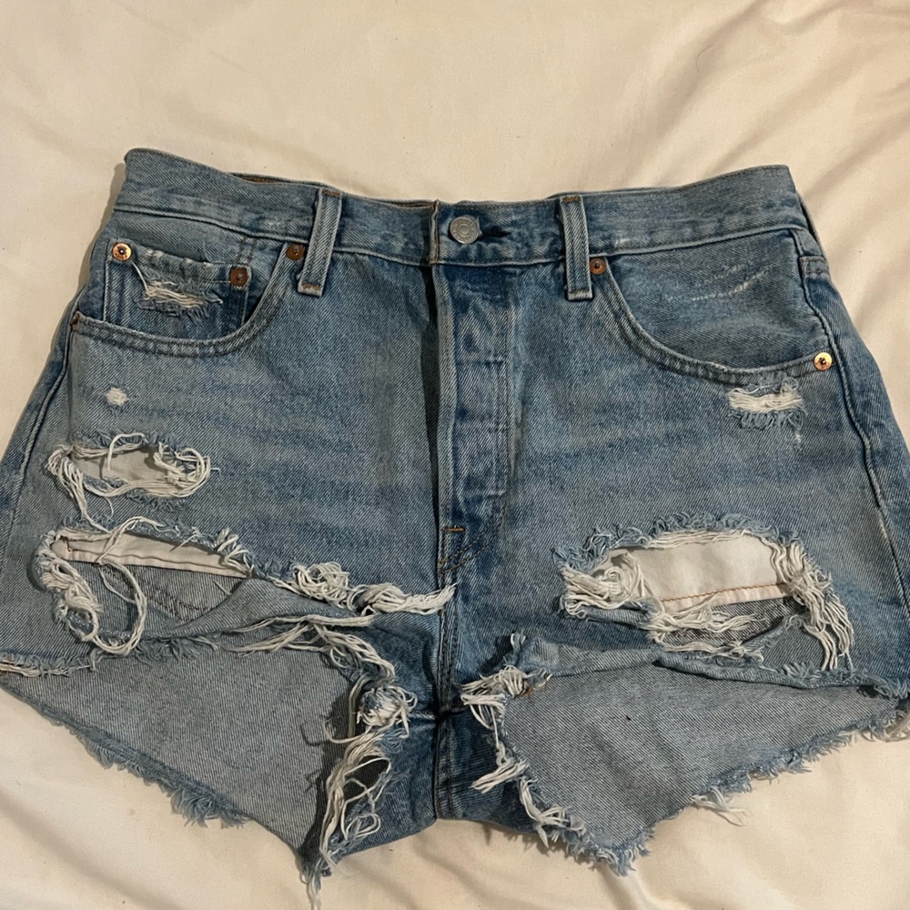 Women’s High Waisted Button Up Shorts ( Size 29)